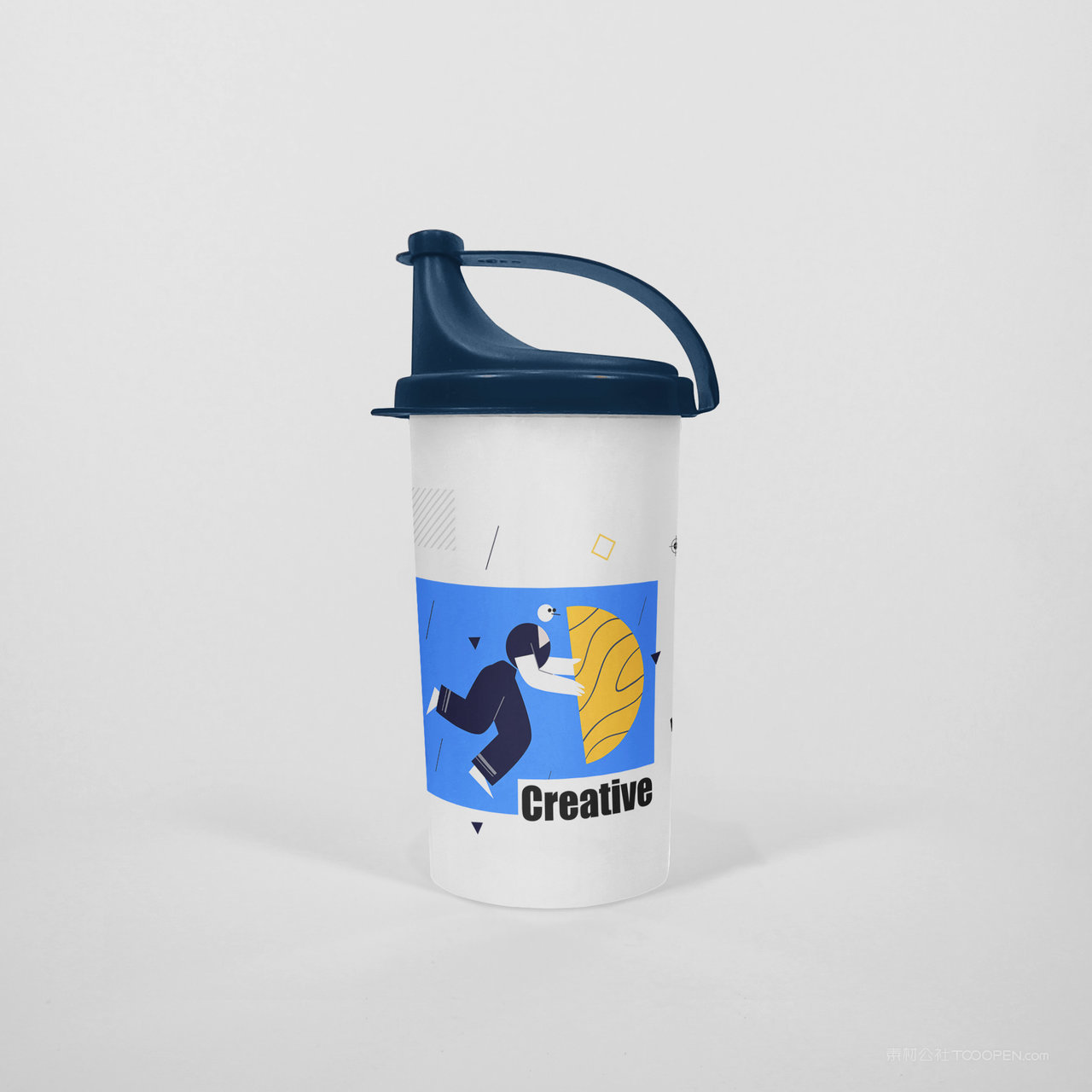 塑料饮料瓶贴图样机 (7)