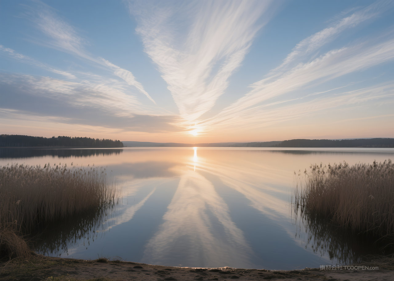 风景天空美丽自然唯美云彩云层日出