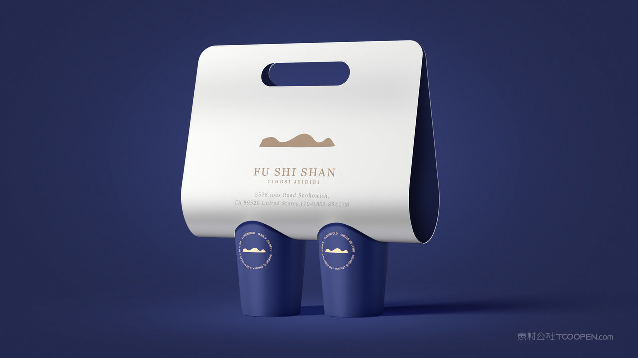 咖啡店品牌ⅵ样机之包装