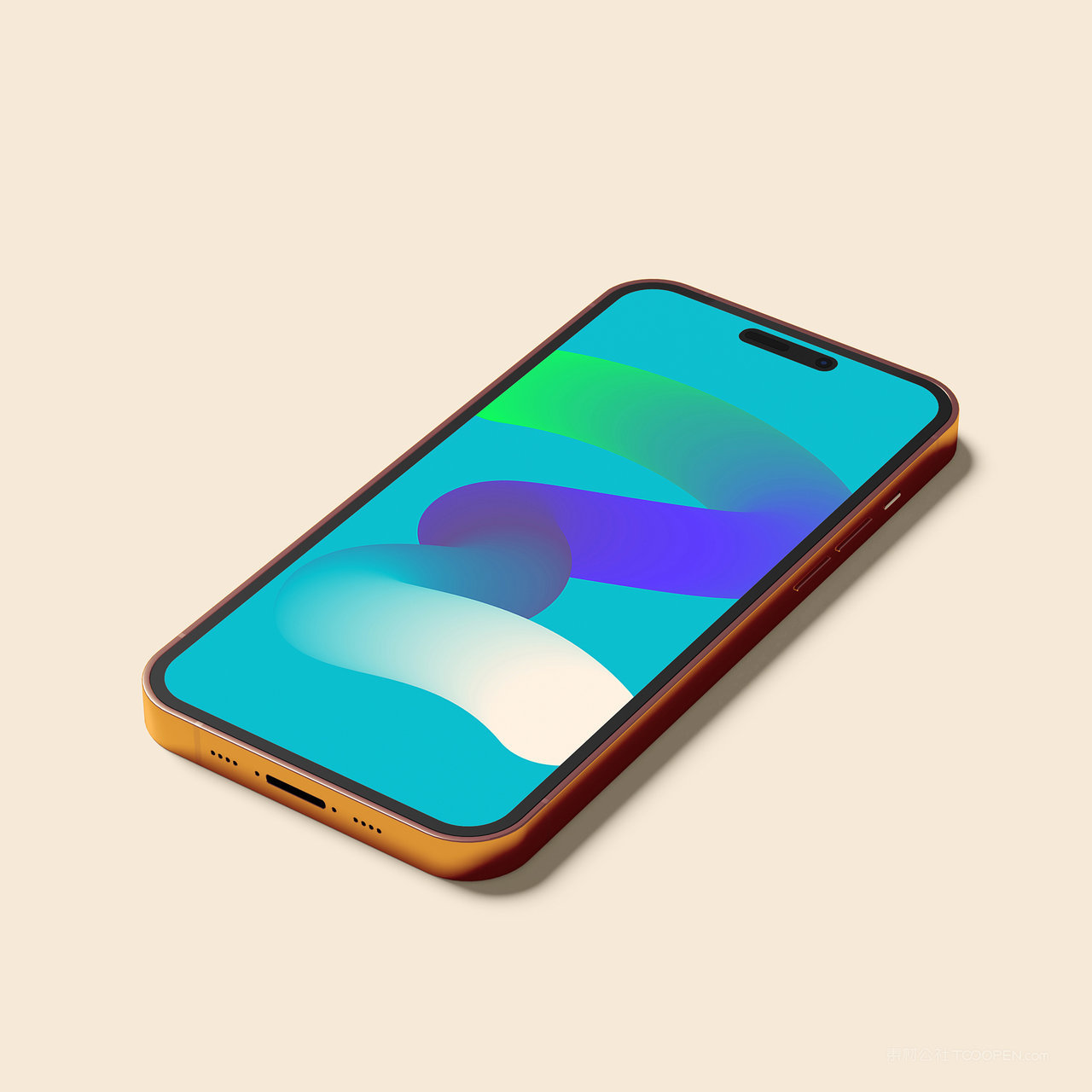 苹果手机iPhone14Pro手机贴图样机