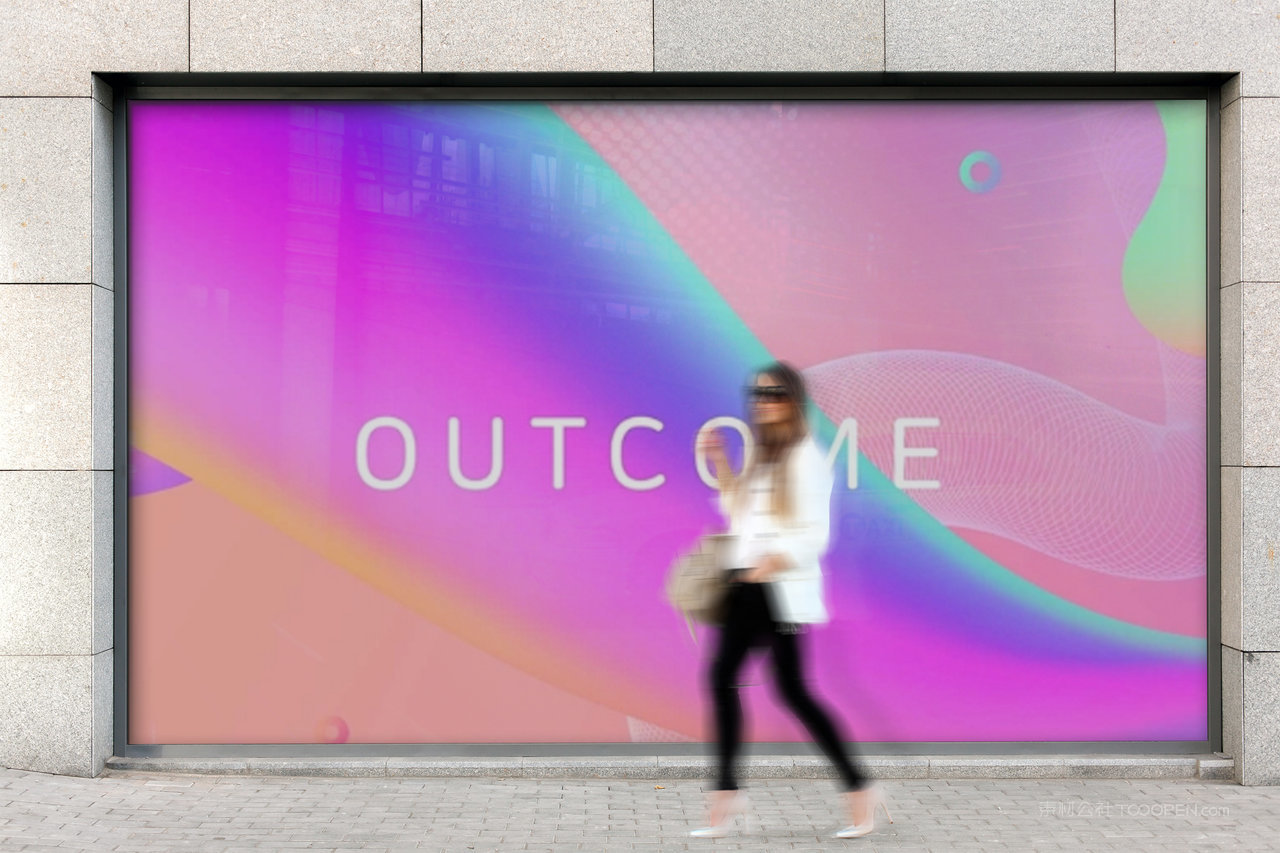 户外巨幅横版海报场景样机 (1)