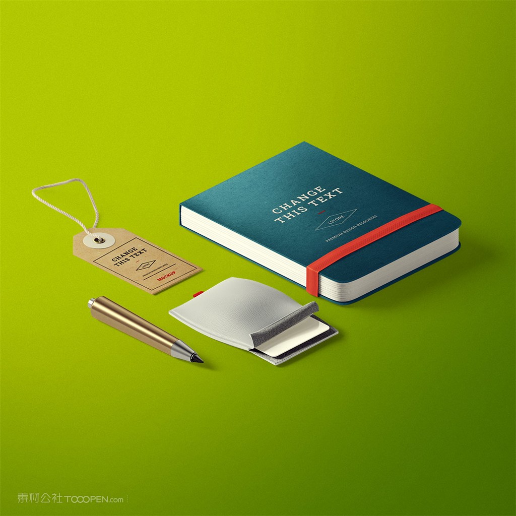 精美办公用品vi样机模板