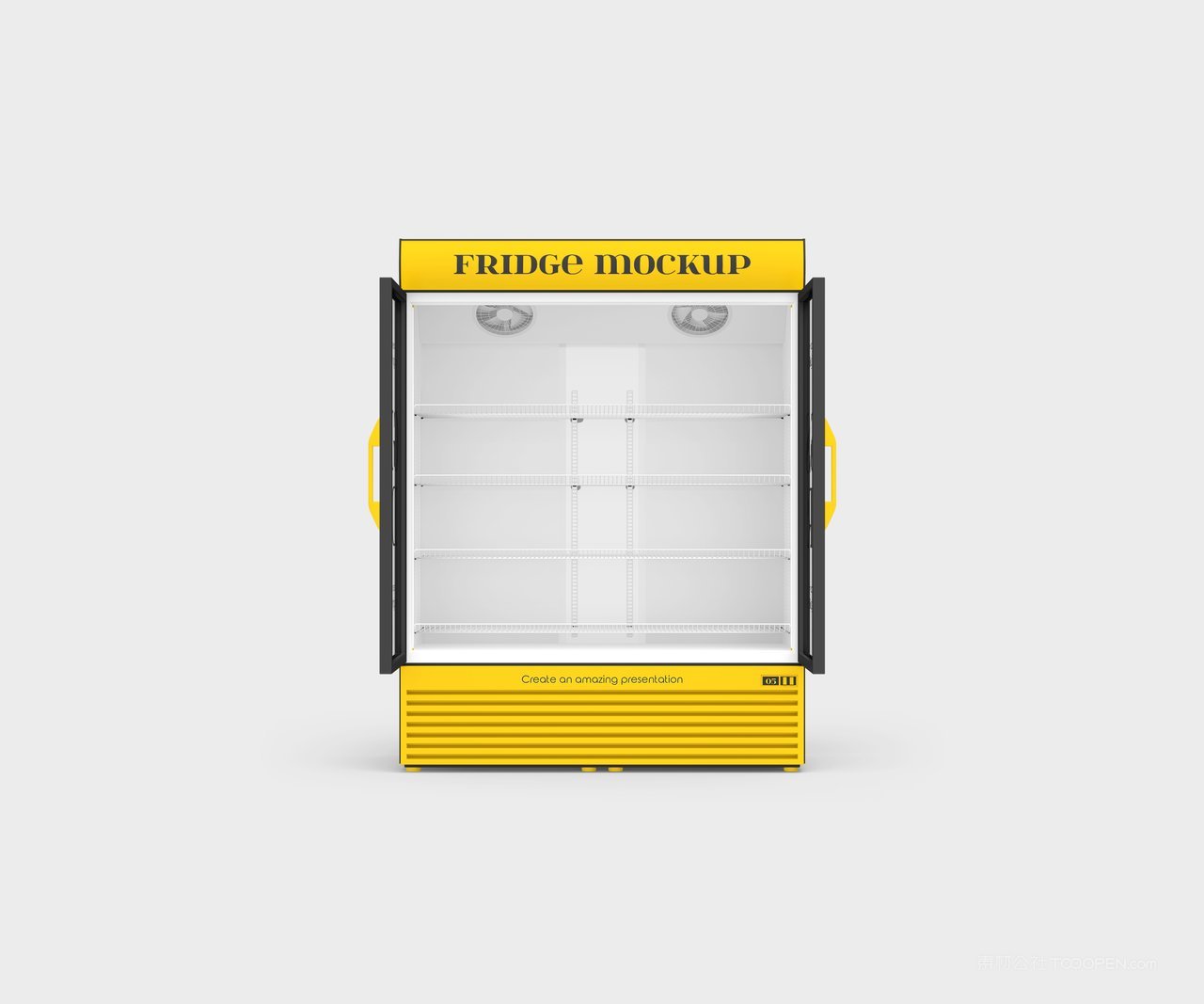 【2082期】双开玻璃门冰箱保鲜柜样机 (5)