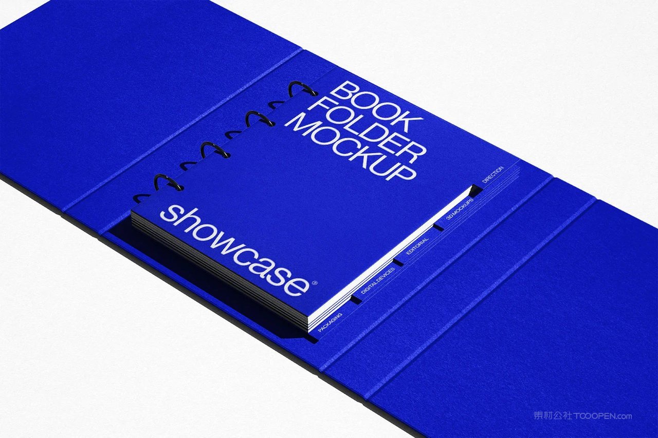 【2263期】品牌vi应用样机之06 book folder