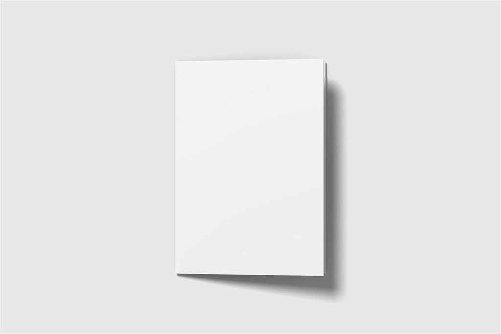 32开三折页样机模板PSD分层素材