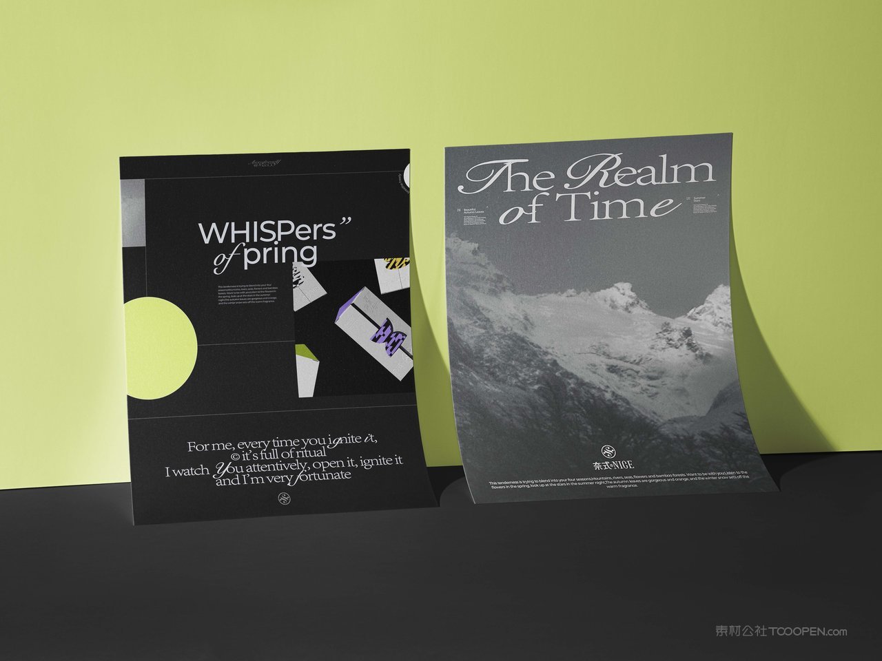 时尚文创展览艺术节音乐节展会活动品牌vi提案展示ps样机 (29)