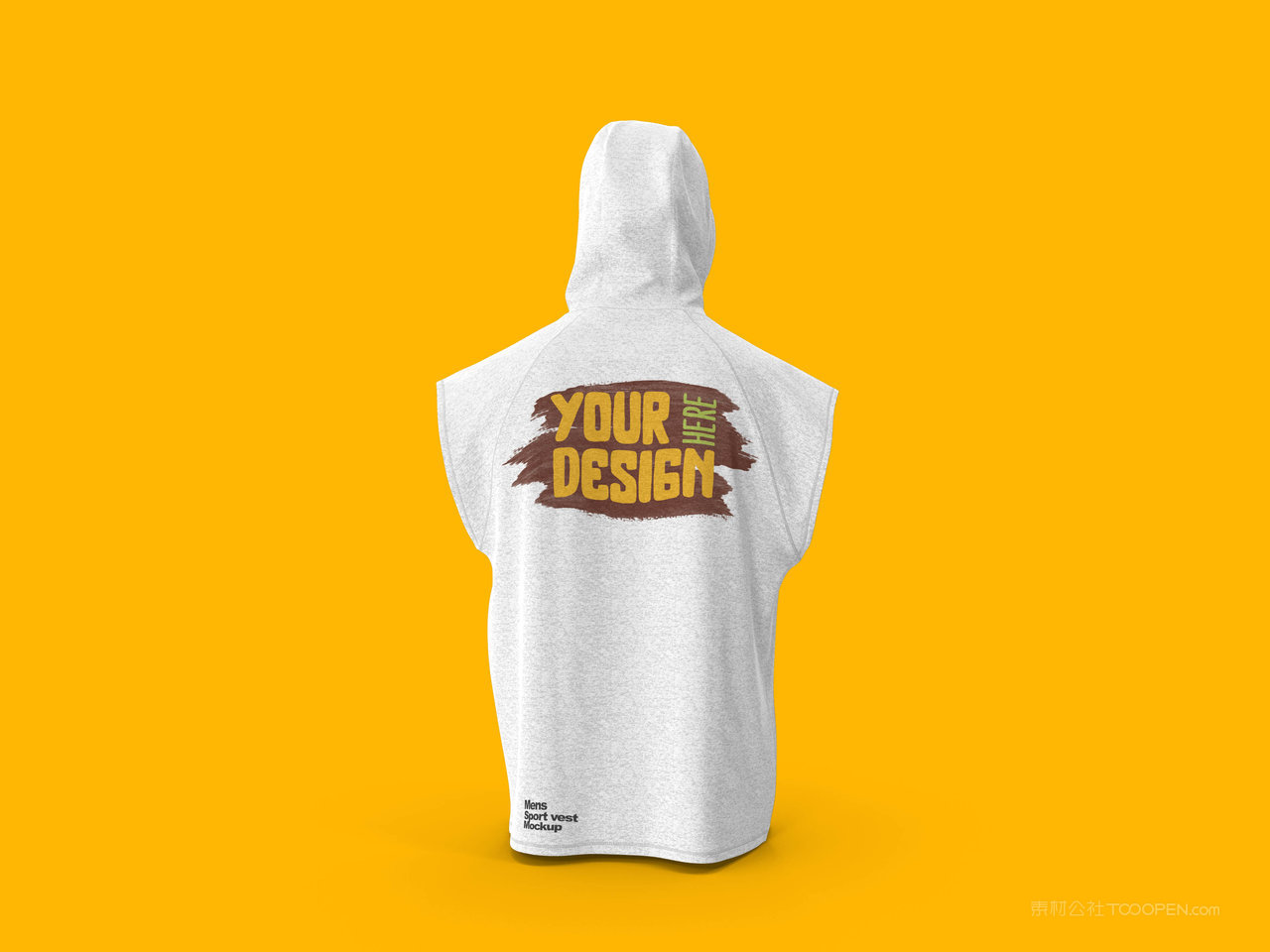 男士运动背心样机