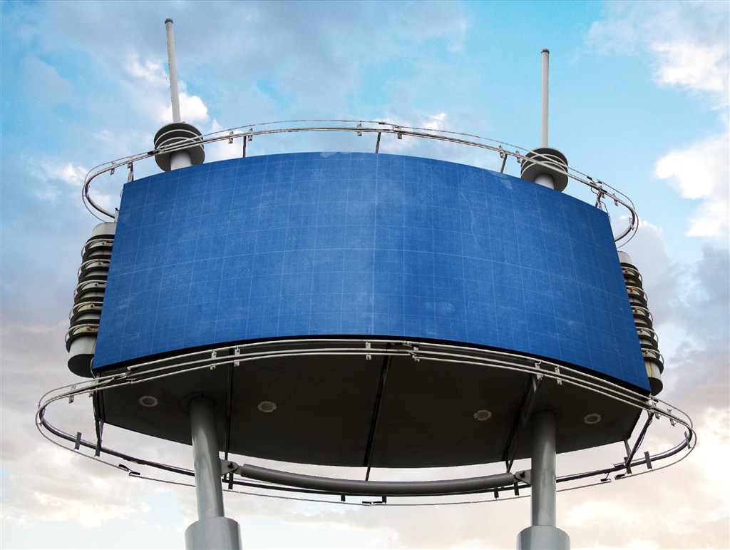 户外广告宣传海报样机