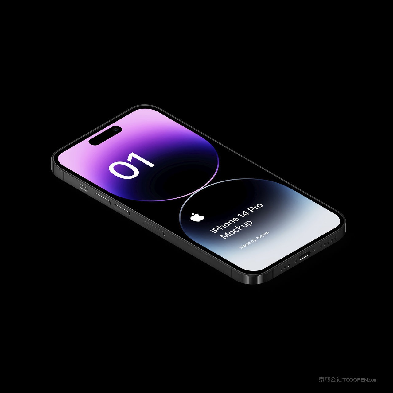 iPhone14Pro手机贴图样机