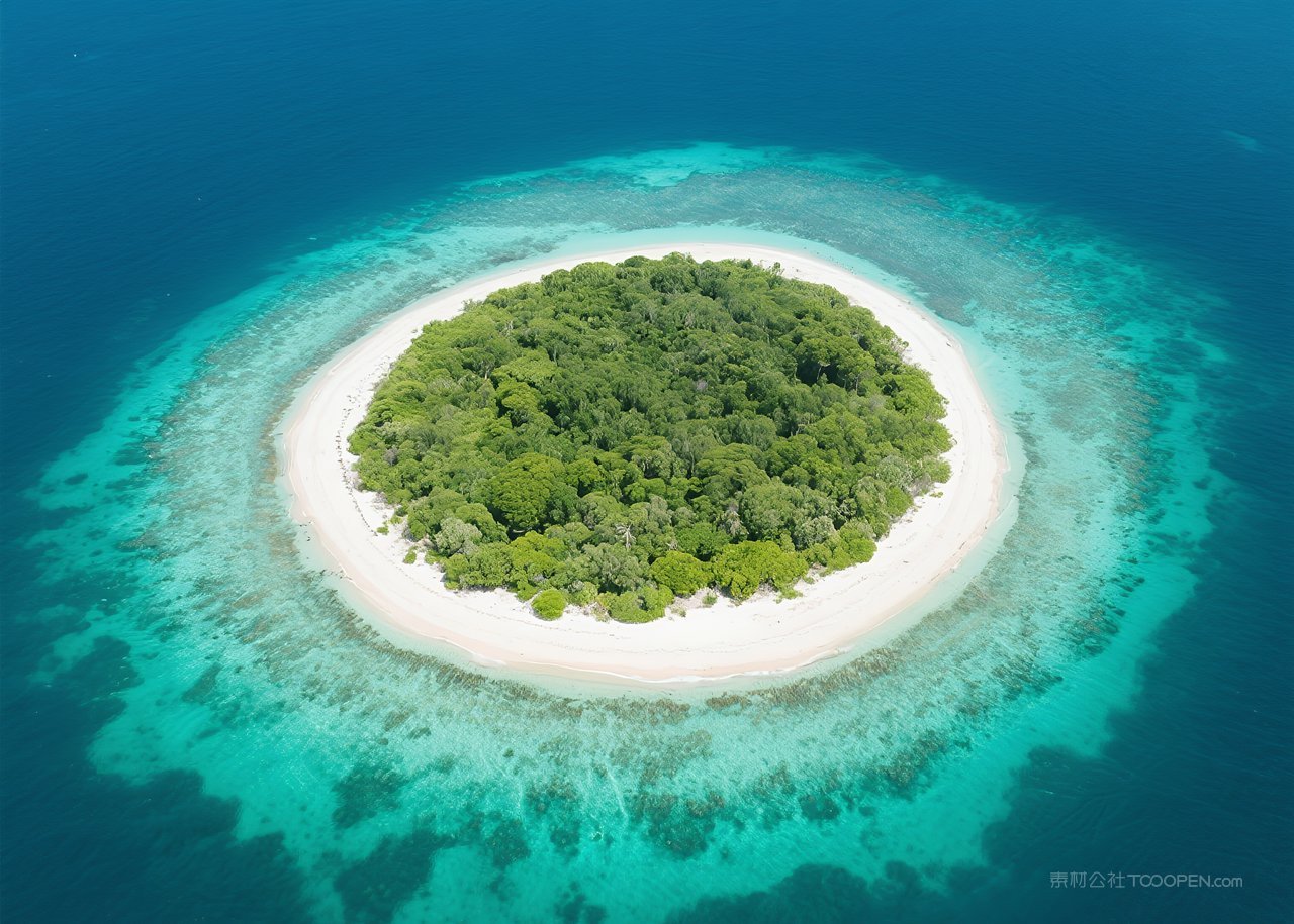 风景唯美自然大海天空海景海边海滩