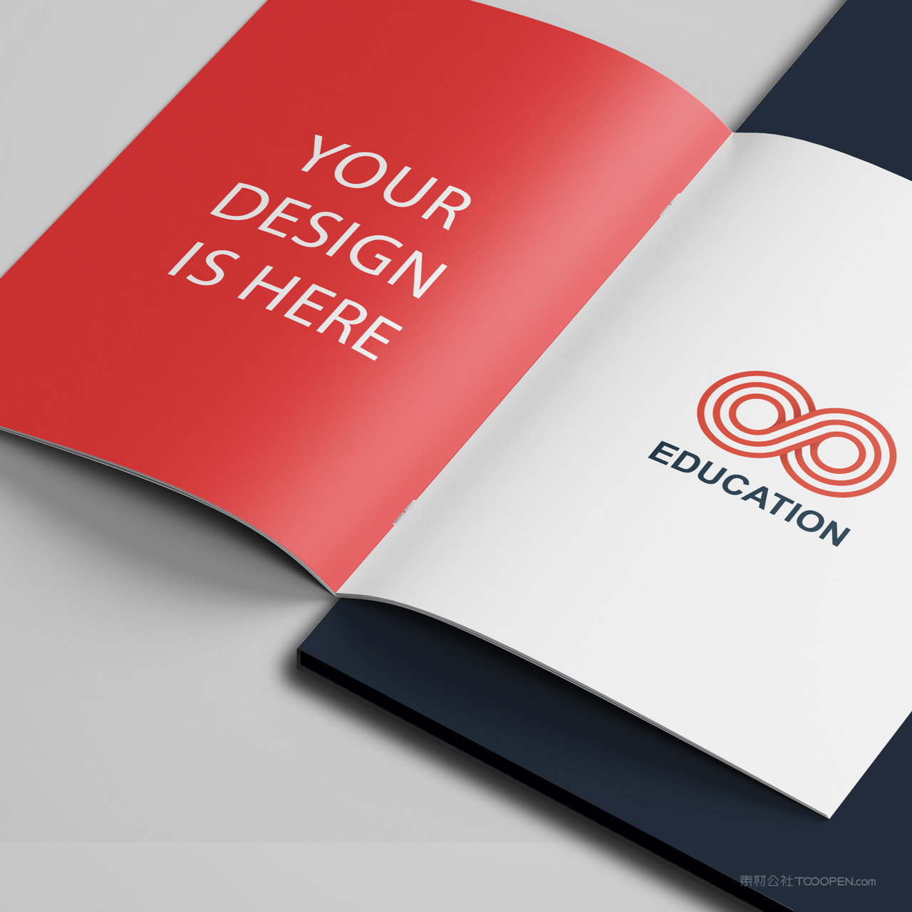 教育培训vi画册贴图样机