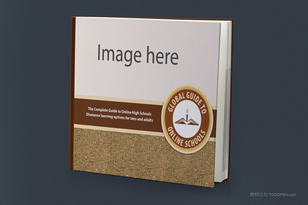 精装方形书本书籍场景样机 (27)