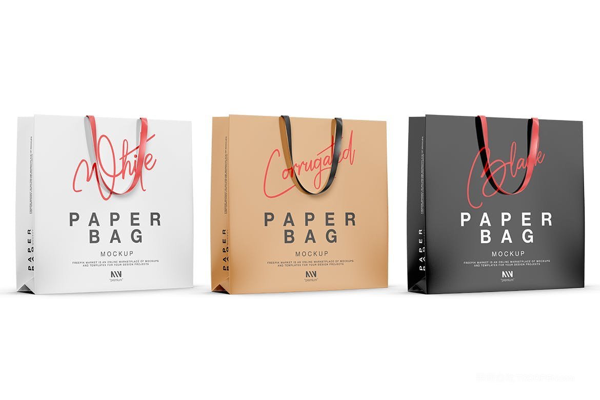 纸质手提袋样机