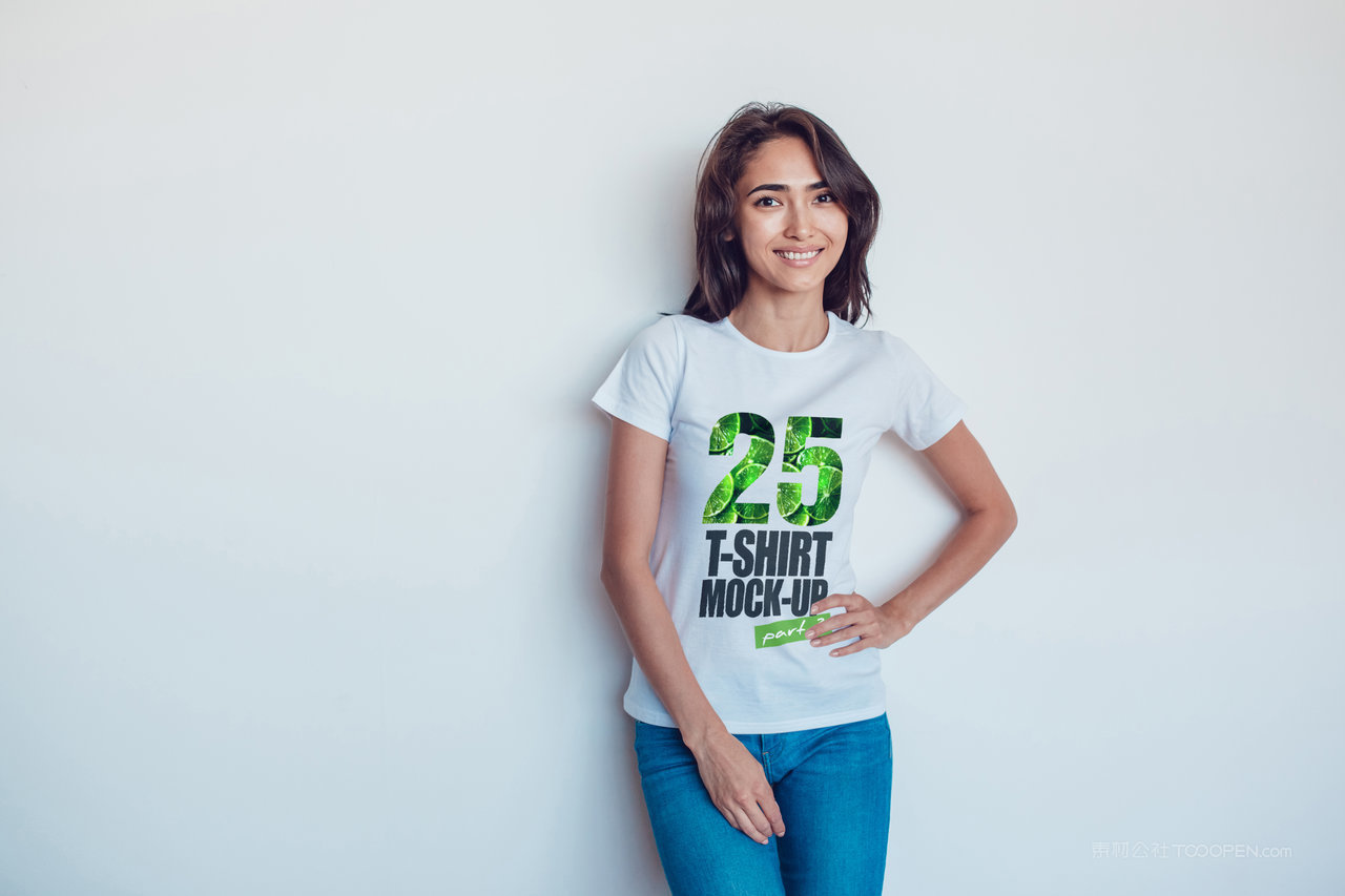 红色年年有余国潮文创T恤样机