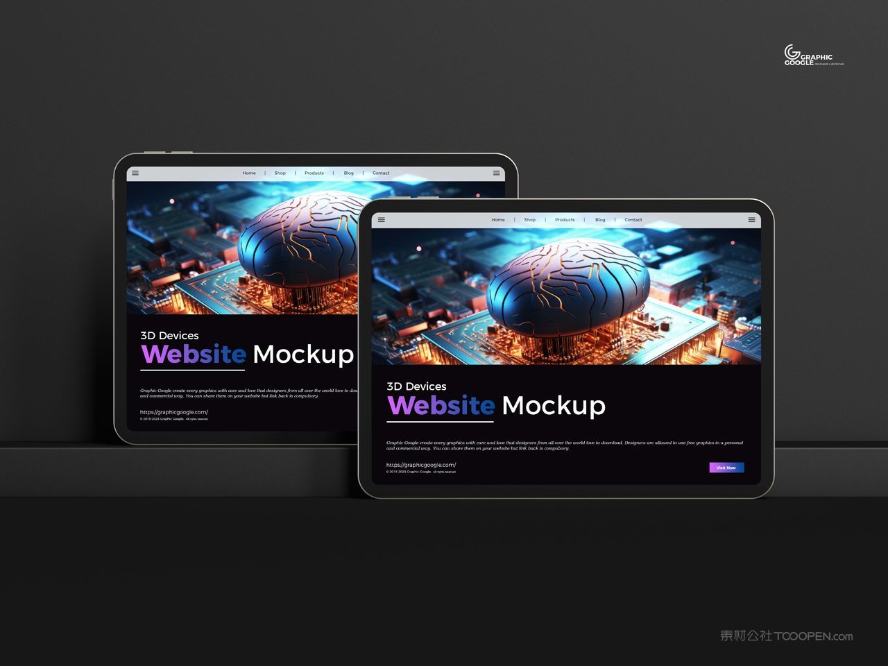 平板电脑屏幕样机