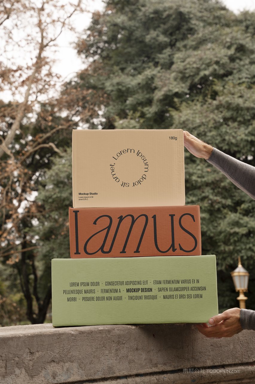 【2190期】手持多规格包装盒纸盒样机 (4)