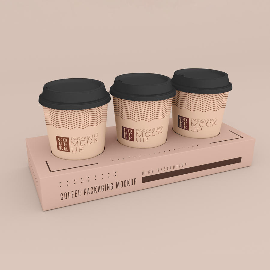 一次性咖啡杯样机