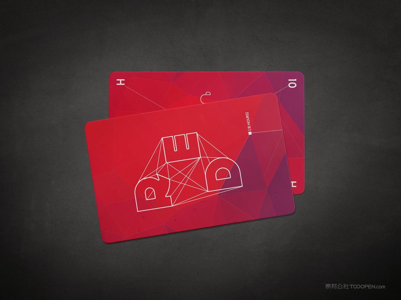 名片卡包钱包vip卡片质感贴图样机 (1)