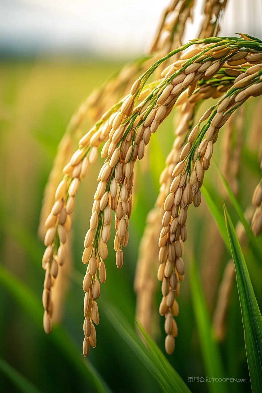 稻穗金黄迎丰收