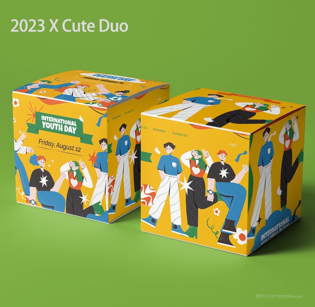 文创生活纸盒包装品牌vi形象展示样机 (7)