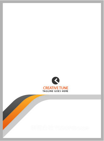 标志图案与名片视觉元素记事本