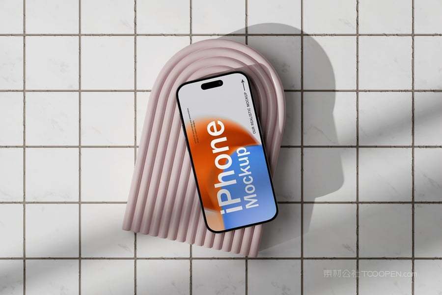 现实的iphone样机