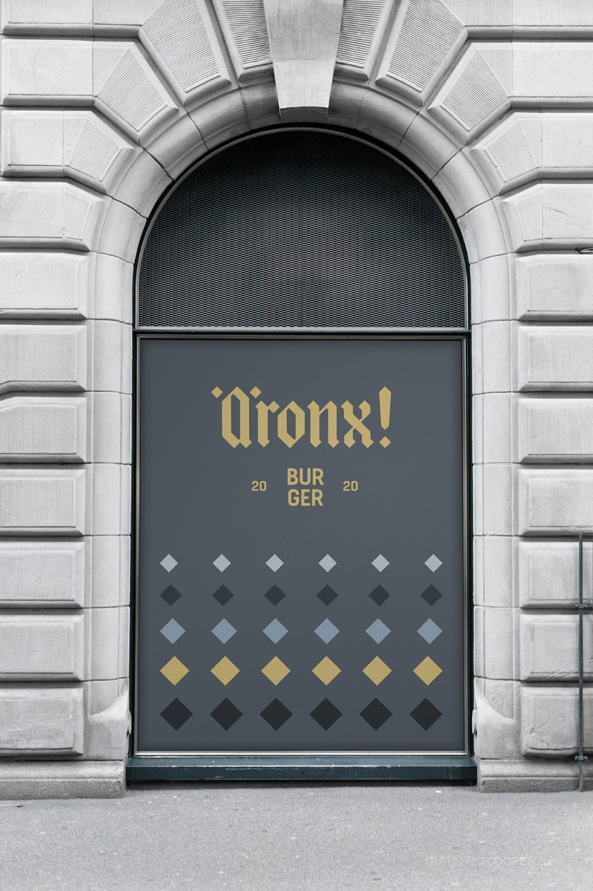 沿街实体店铺招牌门logo展示实景样机 (21)