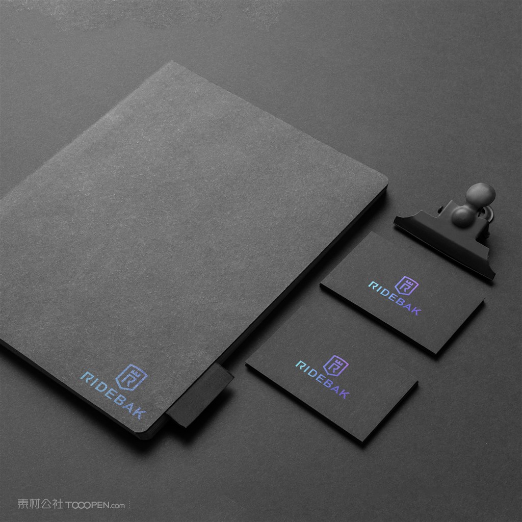 轻奢高端vi名片本子样机