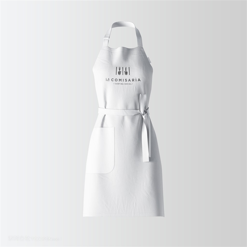 围裙厨师服样机模板