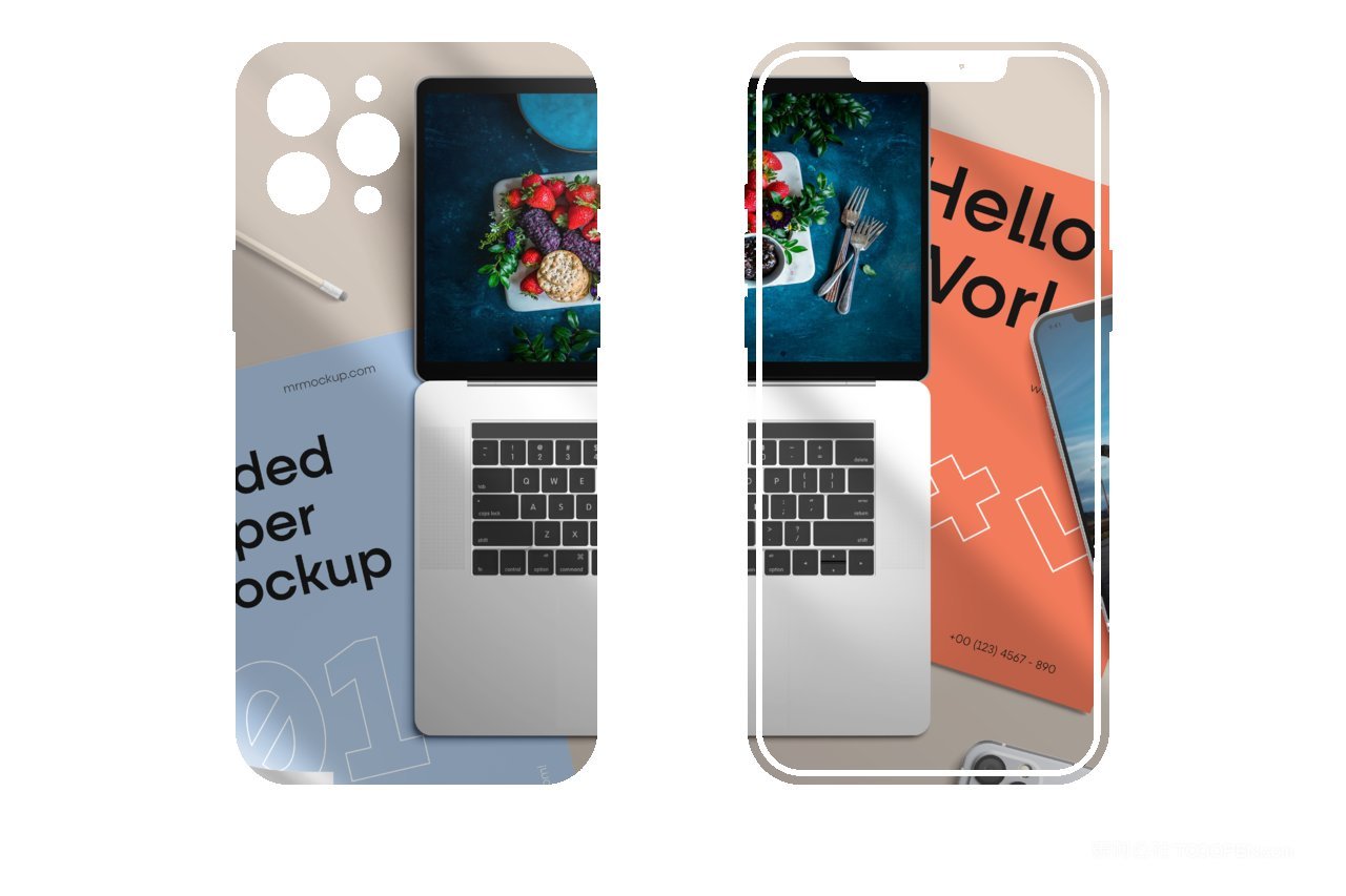 iphone13pro手机光影场景样机 (12)