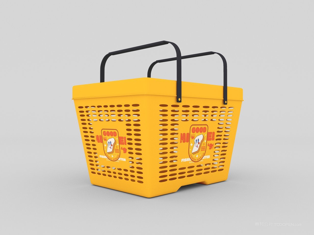 【2177期】超市手提购物篮样机 (1)