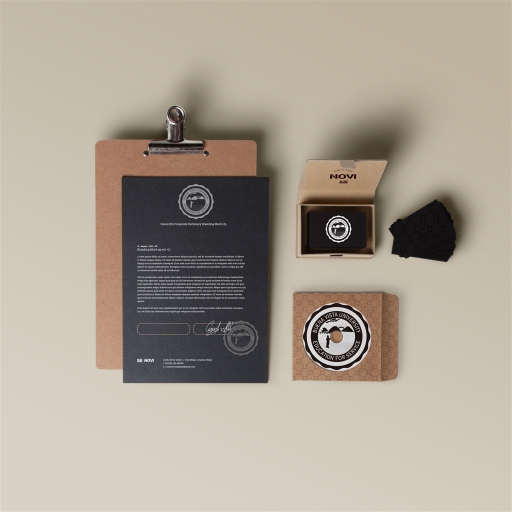 牛皮纸VI样机模板