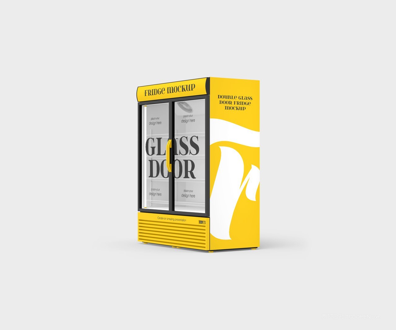 【2082期】双开玻璃门冰箱保鲜柜样机 (3)