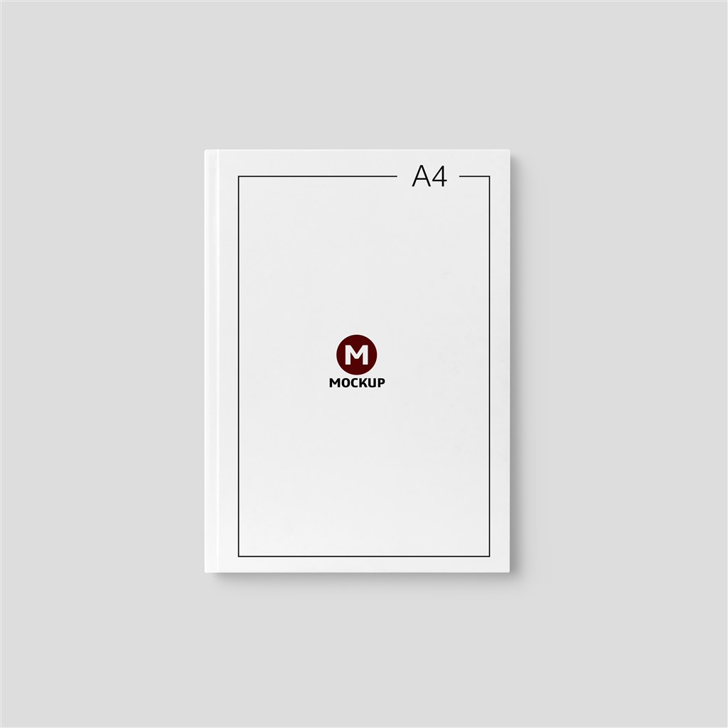 A4宣传册封面样机