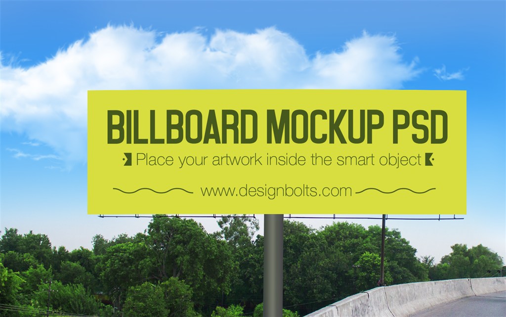 户外广告牌广告展示样机