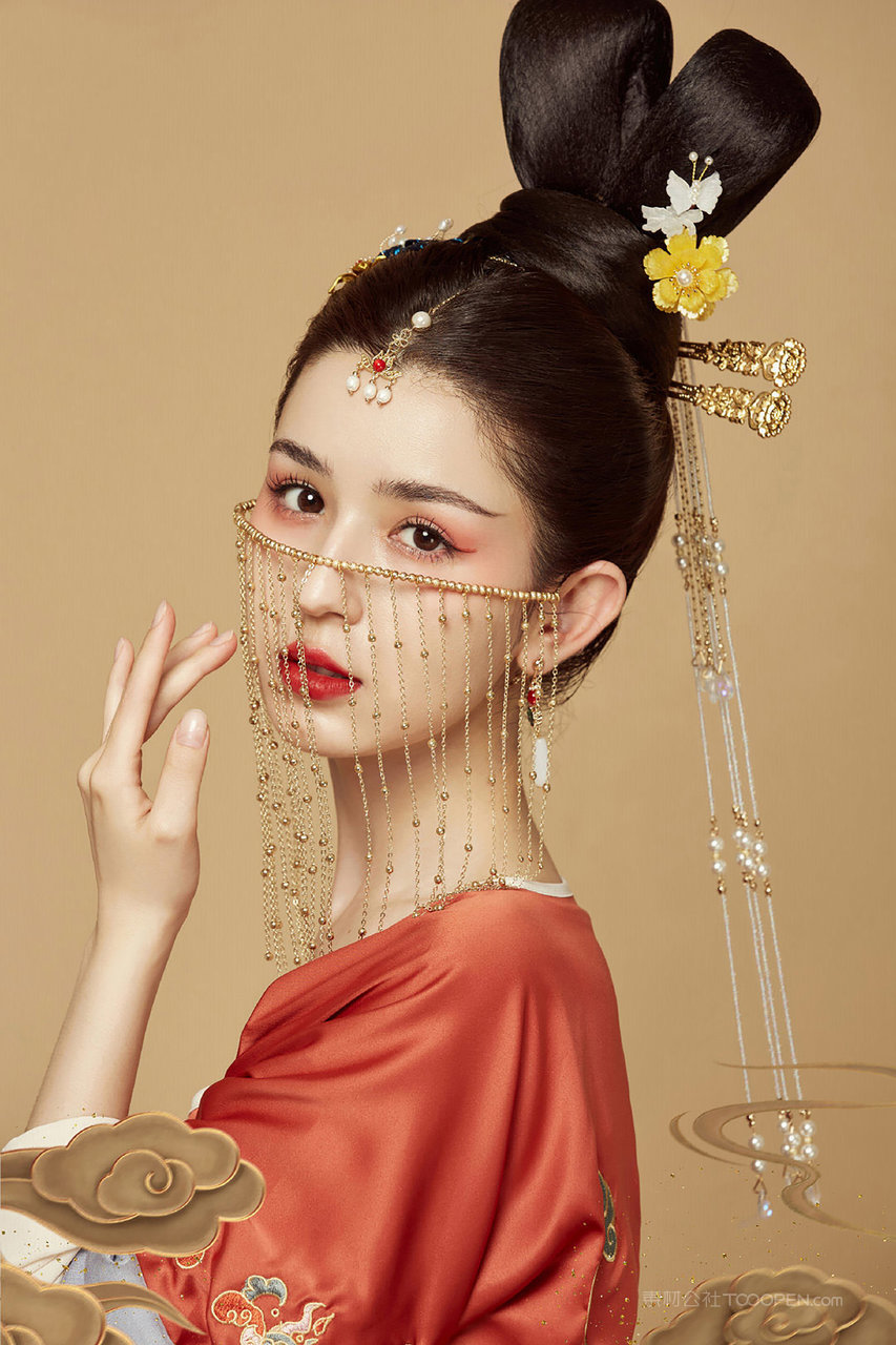 哈尼克孜敦煌飞天女神高清艺术照