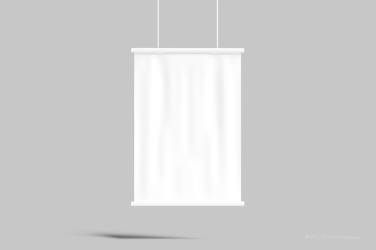 【1964期】a3悬挂吊绳宣传海报样机 (1)