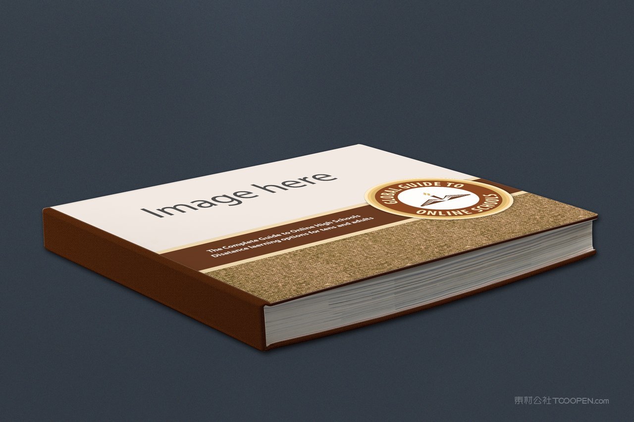 精装方形书本书籍场景样机 (28)