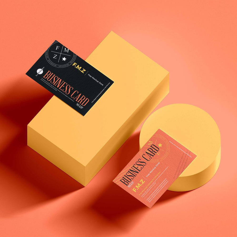 免费品牌名片样机