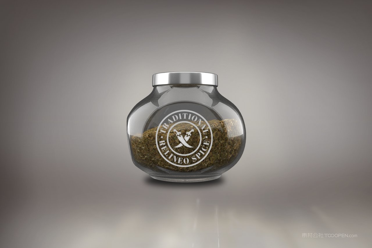 调料酱类罐头玻璃罐装包装展示样机 (12)