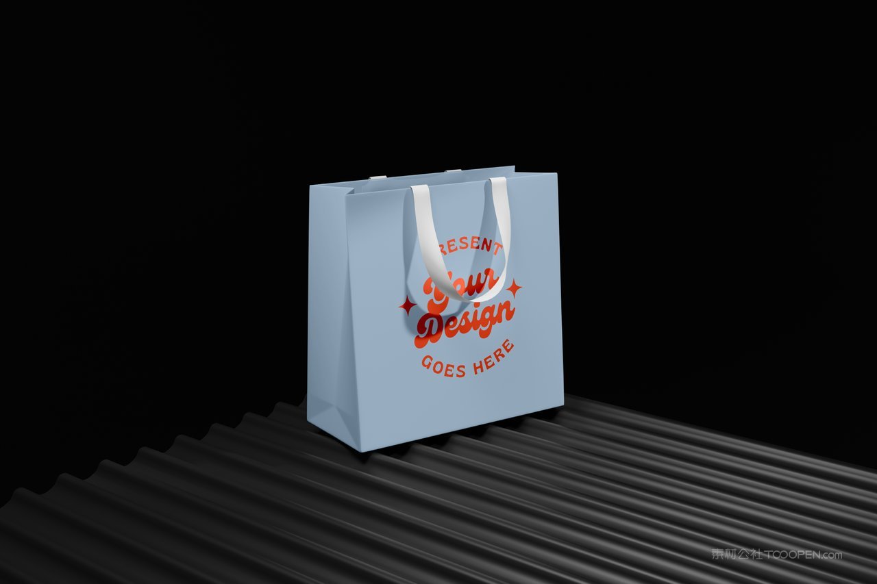 购物袋纸袋样机