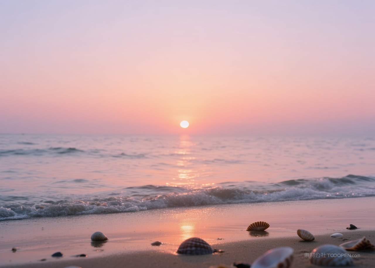 唯美海边风景大海自然海滩天空海景