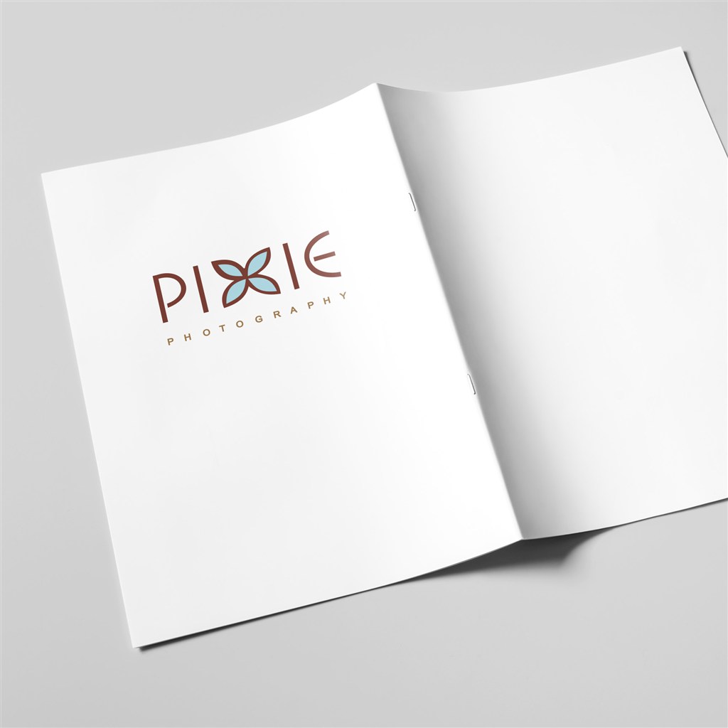 两折页宣传画册样机