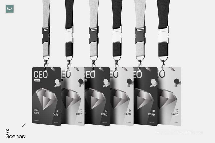 工作证工牌样机