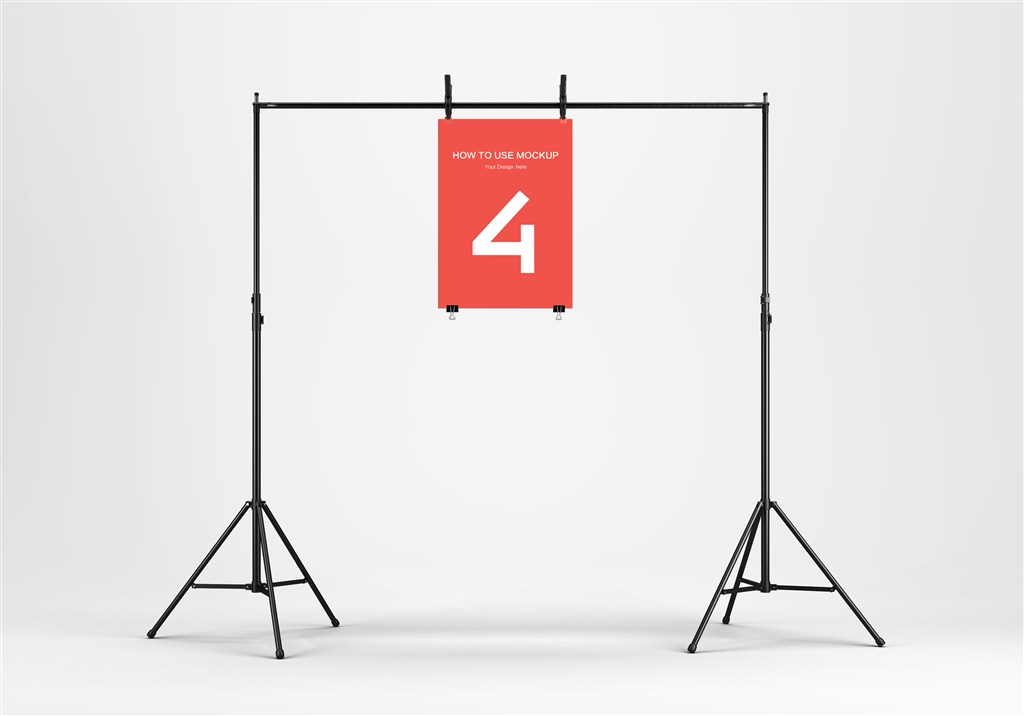 海报架展示样机