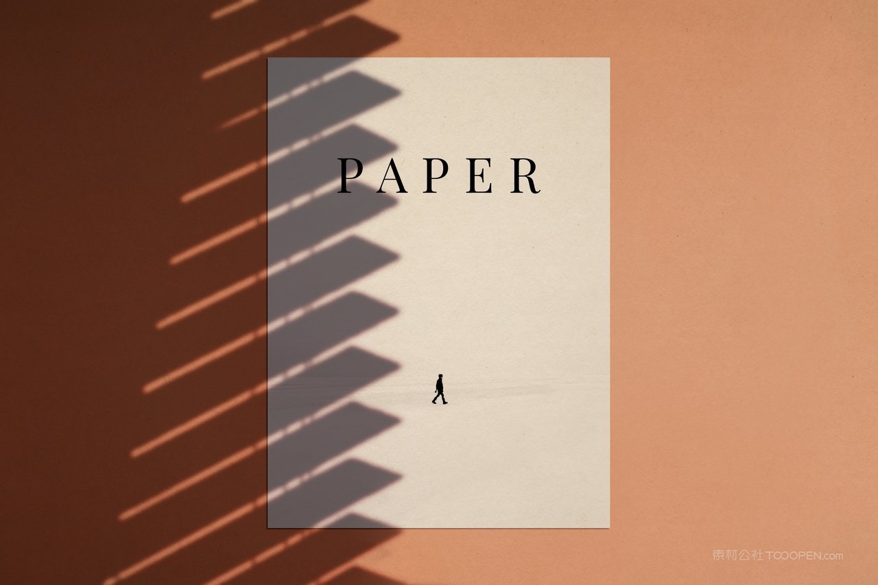 复古文艺光影海报样机 (3)