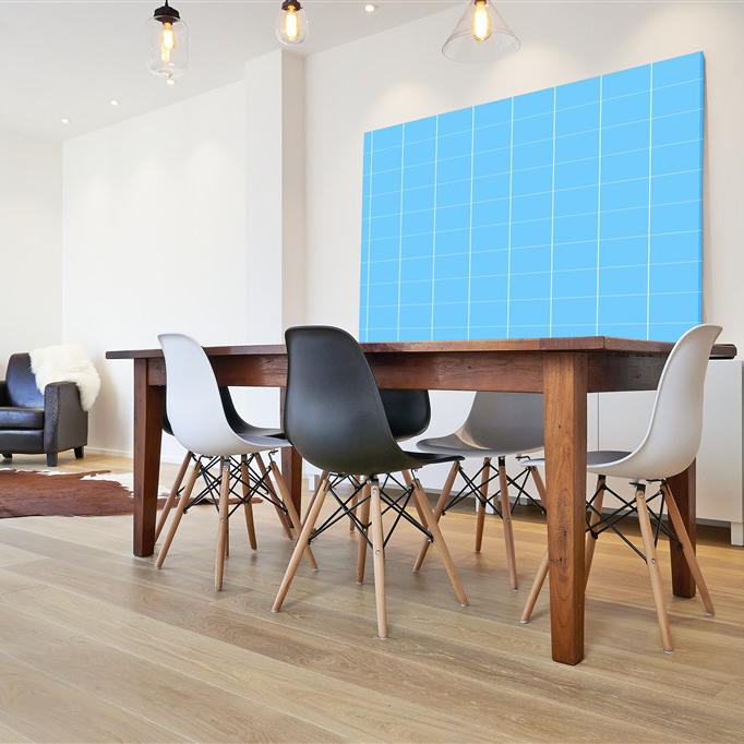 公司企业前台形象墙室内贴图样机设计模板效果VI素材PSD分层