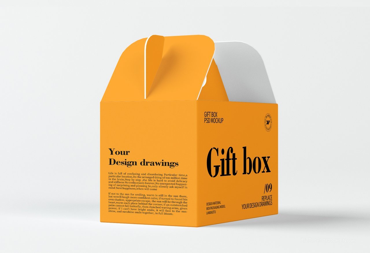 【2180期】手提礼盒包装样机 (3)