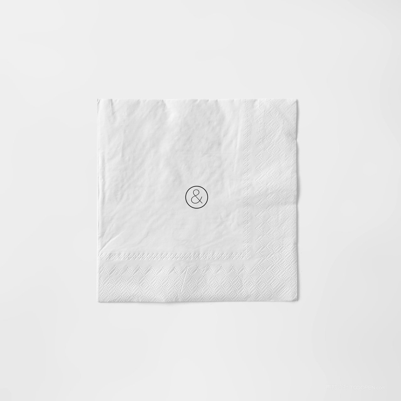 餐巾纸餐饮品牌纸巾效果图展示vi样机 (3)