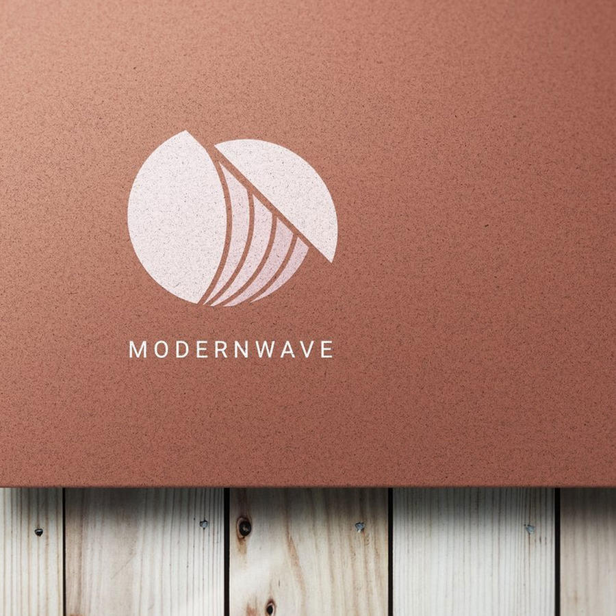 纸场景标志样机